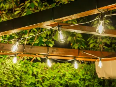2 x 20 meter Sfeervolle Lichtketting E27 – kavel bij Auctim, Free delivery within 1-3 weeks after receipt of payment
