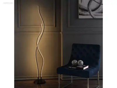 1 x Solange LED design vloer lamp – kavel bij Auctim, Free delivery within 1-3 weeks after receipt of payment