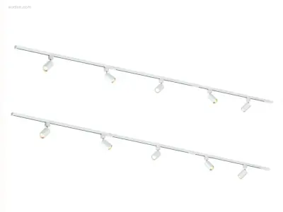 1 x Spanningsrail 400 cm met 16 spots wit – kavel bij Auctim, Free delivery within 1-3 weeks after receipt of payment