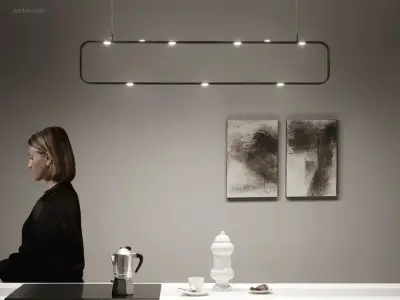 1 x Luce Ambiente Design LED MOKA Hanglamp – kavel bij Auctim, Free delivery within 1-3 weeks after receipt of payment