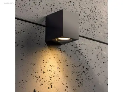 12 x Wallight ECO 1.0 buiten armatuur zwart – kavel bij Auctim, Free delivery within 1-3 weeks after receipt of payment