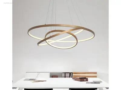 1 x Aurora 360 design armatuur goud – kavel bij Auctim, Free delivery within 1-3 weeks after receipt of payment