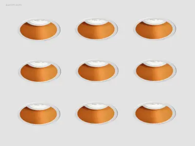 25 x Solo Deep IP54 inbouwspots wit/goud – kavel bij Auctim, Free delivery within 1-3 weeks after receipt of payment