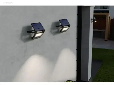 4 x GT Lumino Solar breedstraler + PIR – kavel bij Auctim, Free delivery within 1-3 weeks after receipt of payment