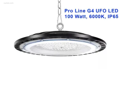10 x LED LED Highbay Pro Line SLIM 100 Watt – kavel bij Auctim, Free delivery within 1-3 weeks after receipt of payment