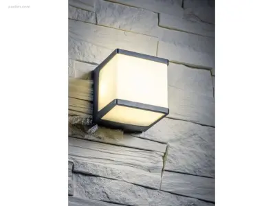 8 x Cube Opal Led wand armaturen – kavel bij Auctim, Free delivery within 1-3 weeks after receipt of payment