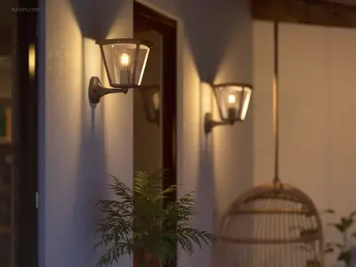 8 x Arina wand buiten lampen – kavel bij Auctim, Free delivery within 1-3 weeks after receipt of payment