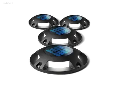 20 x Solar 4 lichts Led grond spot zwart – kavel bij Auctim, Free delivery within 1-3 weeks after receipt of payment