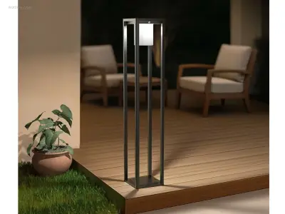 4 x Intec LED KYOTO Solar vloerlampen – kavel bij Auctim, Free delivery within 1-3 weeks after receipt of payment