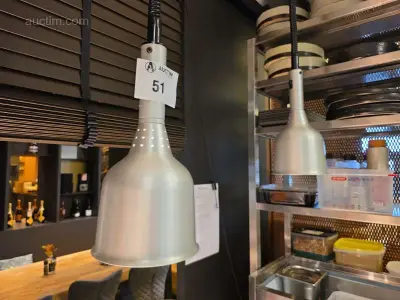 (3x) Warmhoudlampen – kavel bij Auctim, Aartselaar