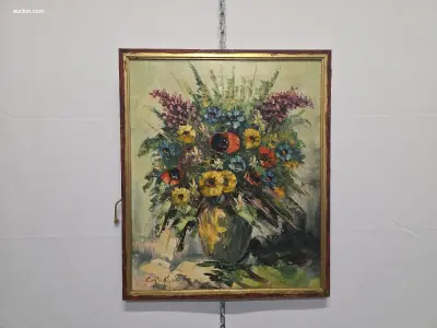 Schilderij op doek Curekan – kavel bij Auctim, Aartselaar