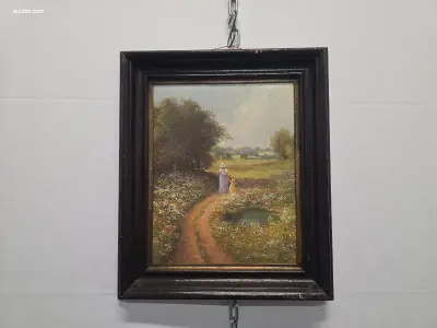 Schilderij op doek – kavel bij Auctim, Aartselaar