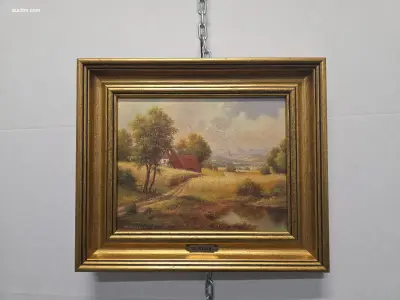 Schilderij op doek – kavel bij Auctim, Aartselaar