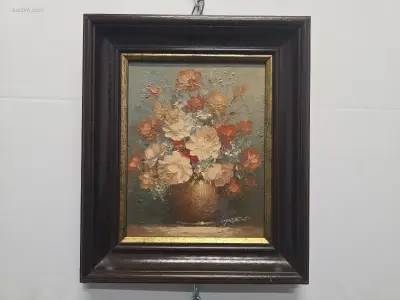 Schilderij op doek Gust stevens – kavel bij Auctim, Aartselaar