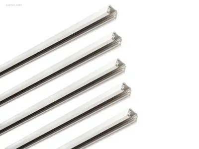 20 x Spanningsrail 1-fase 100 mat wit – kavel bij Auctim, Free delivery within 1-3 weeks after receipt of payment