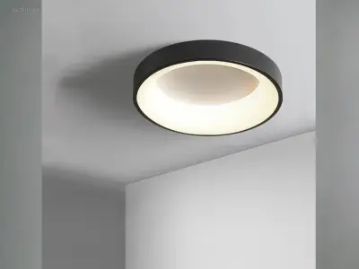 4 x Annello Led Plafond lamp Zwart – kavel bij Auctim, Free delivery within 1-3 weeks after receipt of payment