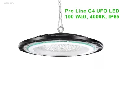 10 x LED LED Highbay Pro Line SLIM 100 Watt – kavel bij Auctim, Free delivery within 1-3 weeks after receipt of payment