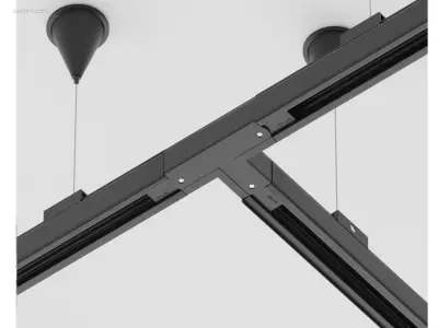 50 x 3-fase Spanningsrail ophangset zwart – kavel bij Auctim, Free delivery within 1-3 weeks after receipt of payment