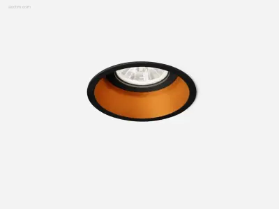 50 x Solo Deep inbouwspots zwart/goud – kavel bij Auctim, Free delivery within 1-3 weeks after receipt of payment