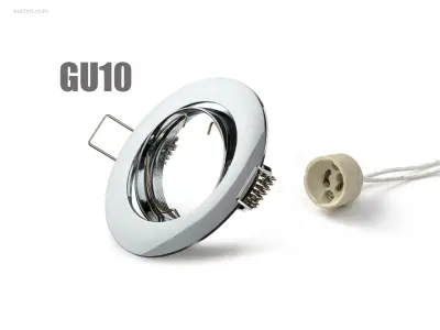100 x Solo Chrome line plafond inbouwspots – kavel bij Auctim, Free delivery within 1-3 weeks after receipt of payment