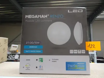 Plafondlamp led Megaman – kavel bij Openbare Verkopen, Harelbeke
