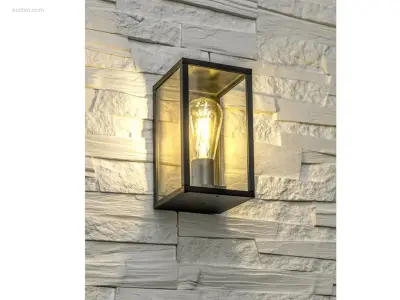 4 x Veneziana buiten wandlamp zwart – kavel bij Auctim, Free delivery within 1-3 weeks after receipt of payment