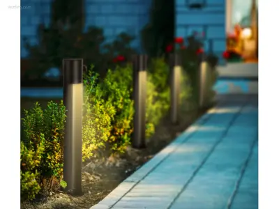 12 x Aden GU10 buiten lantaarn zwart – kavel bij Auctim, Free delivery within 1-3 weeks after receipt of payment