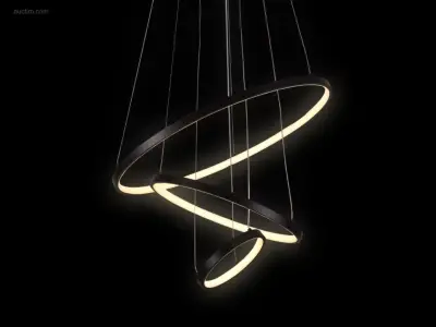1 x Aurora 380 design armatuur zwart – kavel bij Auctim, Free delivery within 1-3 weeks after receipt of payment