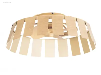 2 x Madera LED IP44 plafond ventilator met – kavel bij Auctim, Free delivery within 1-3 weeks after receipt of payment