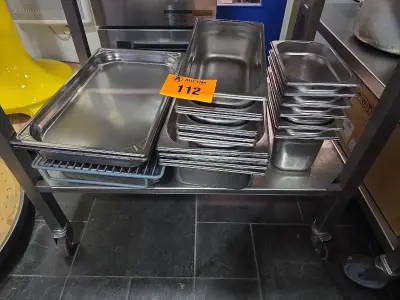 (23x) Diverse gastronorm bakken & schalen – kavel bij Auctim, Yves-Gomezée