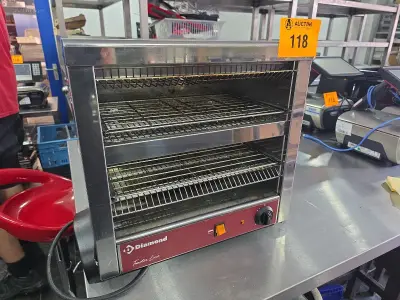 Dubbel grilltoestel Diamond M6- tosti N – kavel bij Auctim, Yves-Gomezée