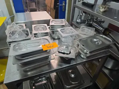(40x) Diverse gastronorm bakken & schalen – kavel bij Auctim, Yves-Gomezée