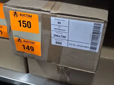 (1000x) Vacuumzakken opti pouch – kavel bij Auctim, Yves-Gomezée