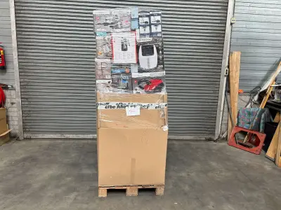 Pallet Retourgoederen – kavel bij Auctim, AG SOMEREN - Koper ontvangt een mail na betaling met de nodige info om een afspr
