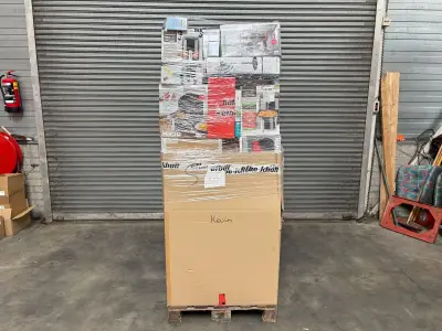 Pallet Retourgoederen – kavel bij Auctim, AG SOMEREN - Koper ontvangt een mail na betaling met de nodige info om een afspr