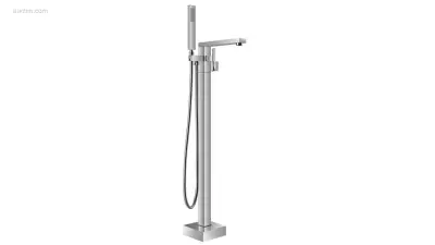 1x Badkraan - Vrijstaand - Handdouche - Chroom – kavel bij Auctim, Free delivery within 1-3 weeks after receipt of payment