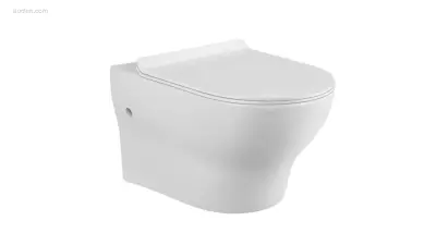 1x Toilet - Wit - Tornado Flush - Hangend – kavel bij Auctim, Free delivery within 1-3 weeks after receipt of payment