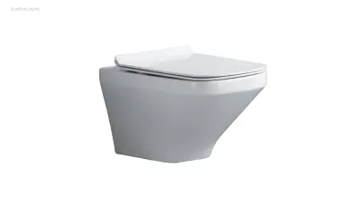 1x Toilet - Wit - Super Flush - Hangend – kavel bij Auctim, Free delivery within 1-3 weeks after receipt of payment