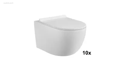 1 partij Toiletten - Wit - Super Flush – kavel bij Auctim, Free delivery within 1-3 weeks after receipt of payment