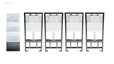 1 partij Toilet inbouwreservoirs – kavel bij Auctim, Free delivery within 1-3 weeks after receipt of payment