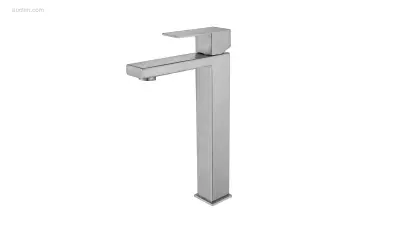 1x Wastafelkraan - RVS Geborsteld – kavel bij Auctim, Free delivery within 1-3 weeks after receipt of payment