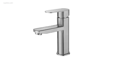 1x Wastafelkraan - RVS Geborsteld – kavel bij Auctim, Free delivery within 1-3 weeks after receipt of payment