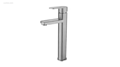 1x Wastafelkraan - RVS Geborsteld – kavel bij Auctim, Free delivery within 1-3 weeks after receipt of payment