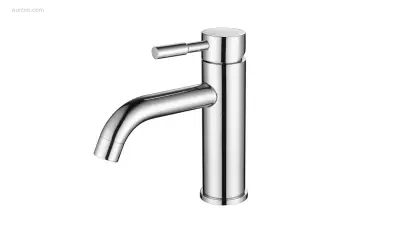 1x Wastafelkraan - RVS Geborsteld – kavel bij Auctim, Free delivery within 1-3 weeks after receipt of payment