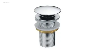 1x Afvoerplug Pop-up - Zonder Overloop - Chroom – kavel bij Auctim, Free delivery within 1-3 weeks after receipt of payment