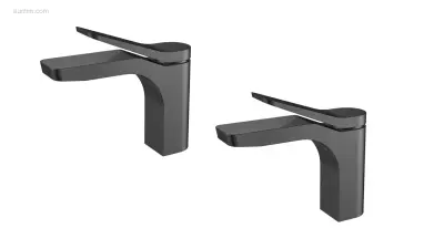 1 set Wastafelkranen - Polar Grey – kavel bij Auctim, Free delivery within 1-3 weeks after receipt of payment