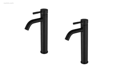 1 set Wastafelkranen - Mat Zwart – kavel bij Auctim, Free delivery within 1-3 weeks after receipt of payment