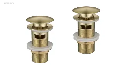 1 set Afvoerpluggen Pop-up - Met overloop – kavel bij Auctim, Free delivery within 1-3 weeks after receipt of payment