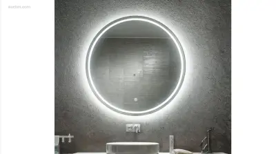 1x LED Spiegel - 60cm - Verwarming - Touchknop – kavel bij Auctim, Free delivery within 1-3 weeks after receipt of payment