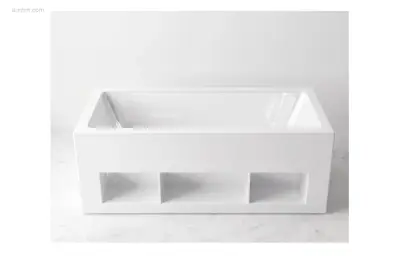 1x Design Bad - Hoogglans Wit - 170x80x63,5cm – kavel bij Auctim, Free delivery within 1-3 weeks after receipt of payment